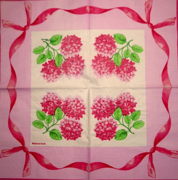 045 Hydrangeas - 3-ply - Madame est Servie - F.Chandy